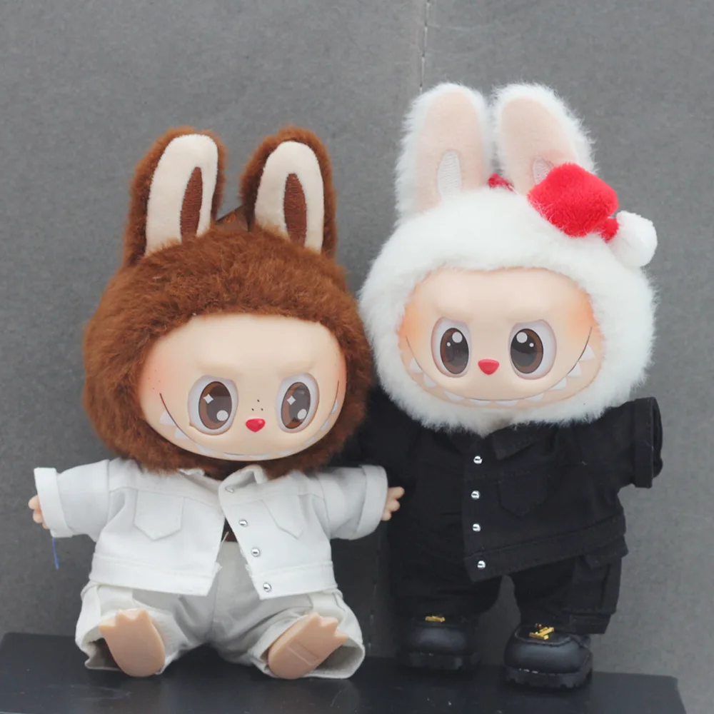 Labubu Doll Clothing 17cm Universal Denim Jacket & Pocket Work Pants Set Accessories Collection - For Labubu I/II Idol Dolls
Labubu Doll Clothing 17cm Universal Denim Jacket & Pocket Work Pants Set Accessories Collection - For Labubu I/II Idol Dolls