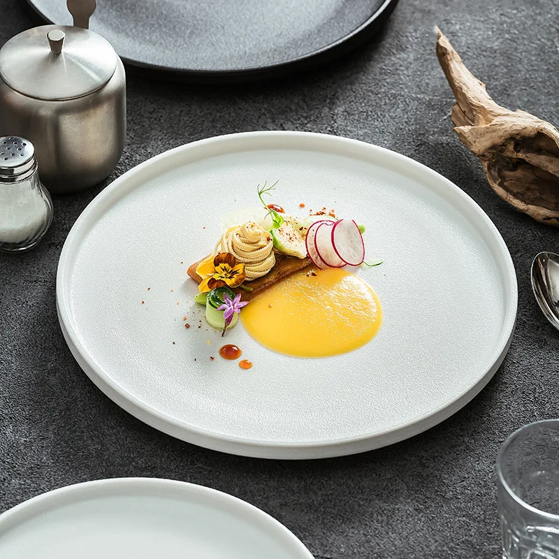 Creative Solid Color Round Matte Ceramic Dinner Plate Home Exquisite Dish Plate Tableware Dinner Cooking Dish Kitchen Utensils
Creative Solid Color Round Matte Ceramic Dinner Plate Home Exquisite Dish Plate Tableware Dinner Cooking Dish Kitchen Utensils