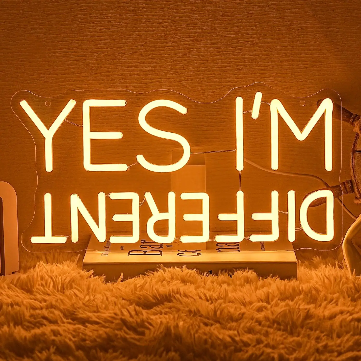 Yes I'm Different Neon Sign LED Inspirational Quote Neon Light for Barber Shop Tattoo Studio Party Music Bedroom Bar Decor Gifts
Yes I'm Different Neon Sign LED Inspirational Quote Neon Light for Barber Shop Tattoo Studio Party Music Bedroom Bar Decor Gifts