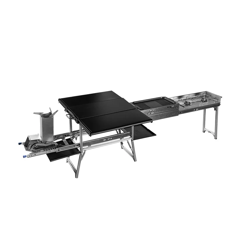 Outdoor camping portable, multi-functional all-aluminum picnic kitchen case cover
Outdoor camping portable, multi-functional all-aluminum picnic kitchen case cover