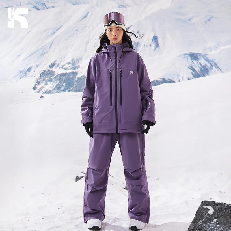 KUFUN Ski Wear Jacket Pants for Women Man Teenagers Winter Sports Snowboard Equipment Waterproof Top
KUFUN Ski Wear Jacket Pants for Women Man Teenagers Winter Sports Snowboard Equipment Waterproof Top