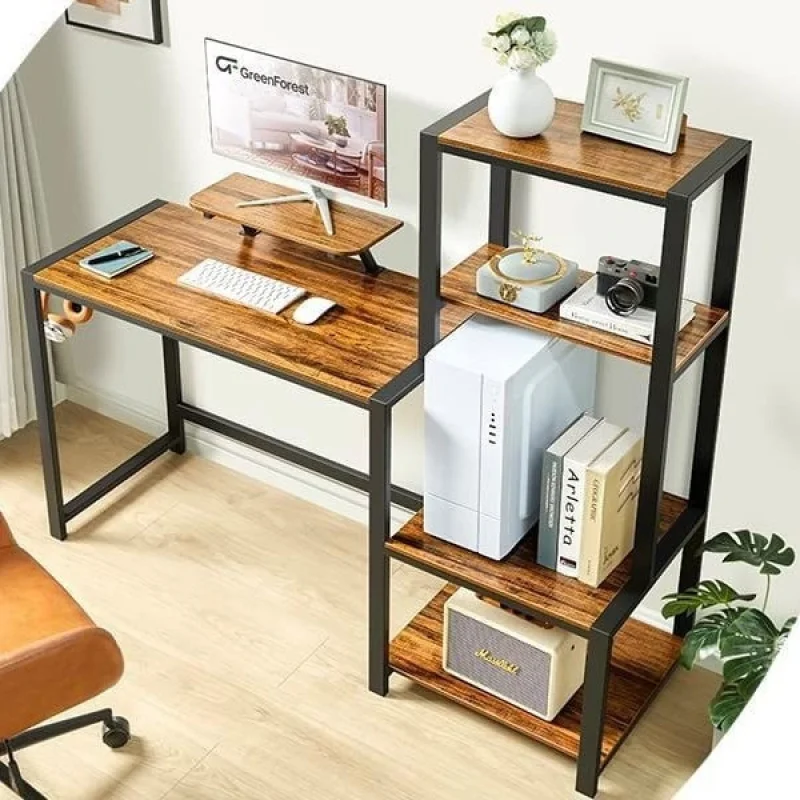 Writing Desk USB Port Charging Station, With Four-Tier Storage Shelves, Suitable For Home Office
Writing Desk USB Port Charging Station, With Four-Tier Storage Shelves, Suitable For Home Office
