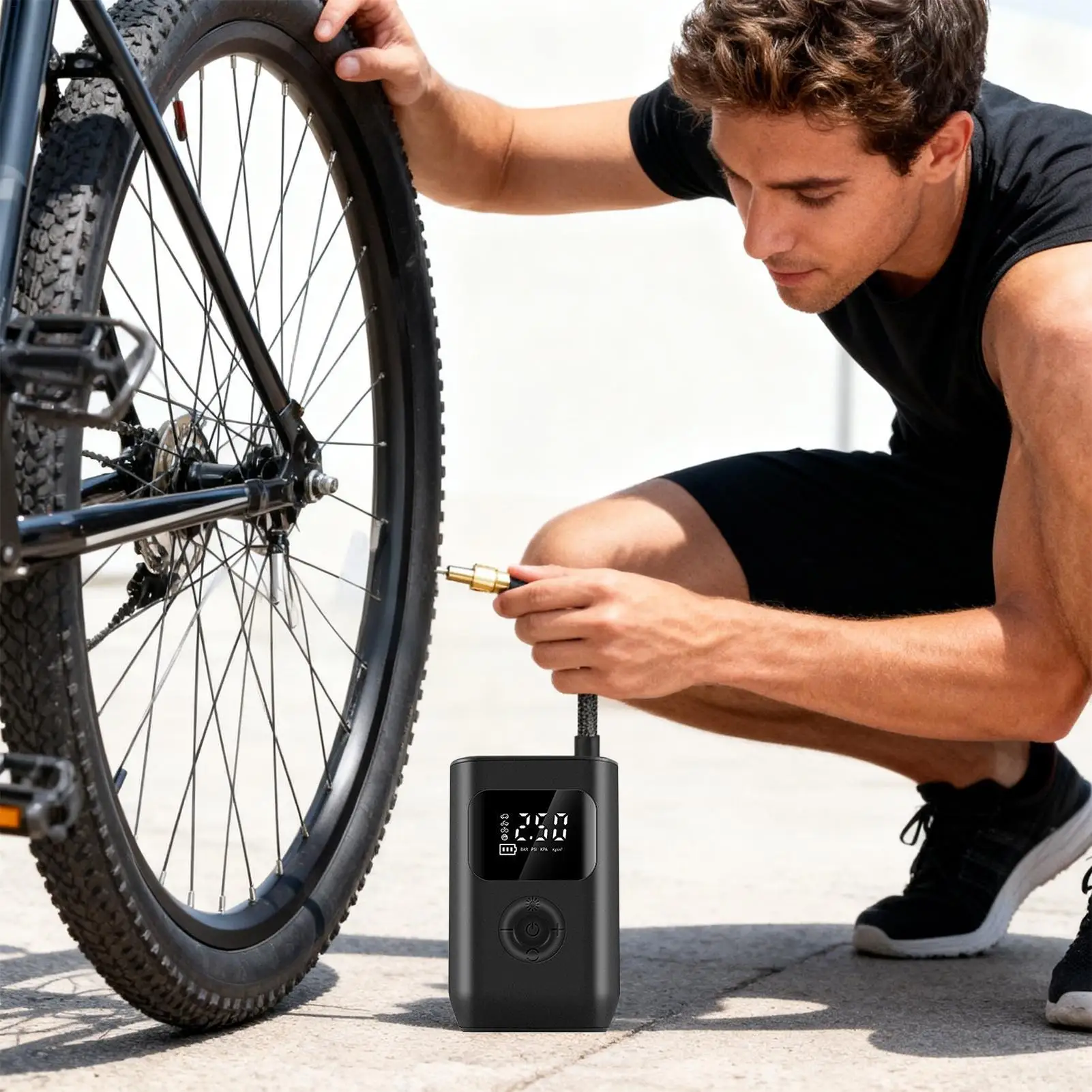 Car Air Pump Portable Digital Gauge Rechargeable Inflator Air Pump for Motorcycle for Bike Scooter Automotive Balls Inflatables
Car Air Pump Portable Digital Gauge Rechargeable Inflator Air Pump for Motorcycle for Bike Scooter Automotive Balls Inflatables