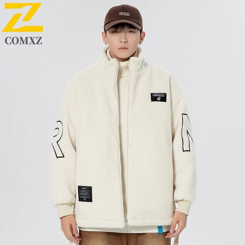 COMXZ Men Luxury Jacket Premium Stand Collar Korean Style Warm Comfort Coat Letter Design Travel Autumn Winter Windbreaker
COMXZ Men Luxury Jacket Premium Stand Collar Korean Style Warm Comfort Coat Letter Design Travel Autumn Winter Windbreaker