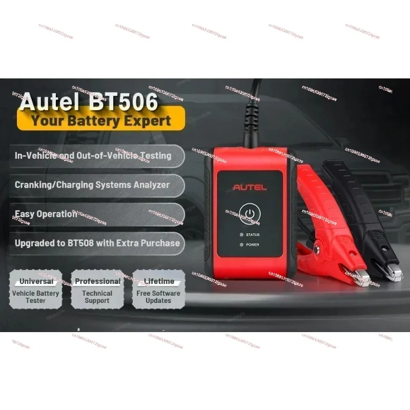 New Original Autel MaxiBAS BT506 Auto Battery and Electrical System Analysis Tool Works with Autel MaxiSys Tablet
New Original Autel MaxiBAS BT506 Auto Battery and Electrical System Analysis Tool Works with Autel MaxiSys Tablet