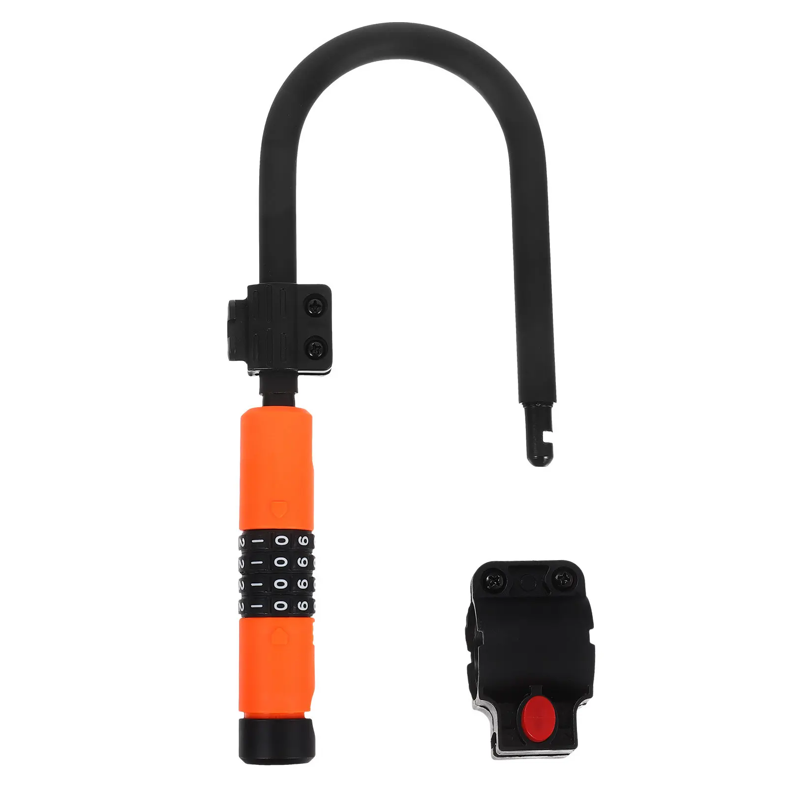 1Set Anti-Theft Bicycle Lock U Shape 4-Digit Resettable Combination Bike Security Lock for Electric Bike Scooter Folding
1Set Anti-Theft Bicycle Lock U Shape 4-Digit Resettable Combination Bike Security Lock for Electric Bike Scooter Folding