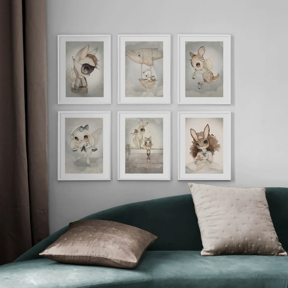 Watercolor Cute Rabbit Deer Nursery Wall Art Canvas Painting Nordic Posters And Prints Home Decoration Pictures For Living Room
Watercolor Cute Rabbit Deer Nursery Wall Art Canvas Painting Nordic Posters And Prints Home Decoration Pictures For Living Room