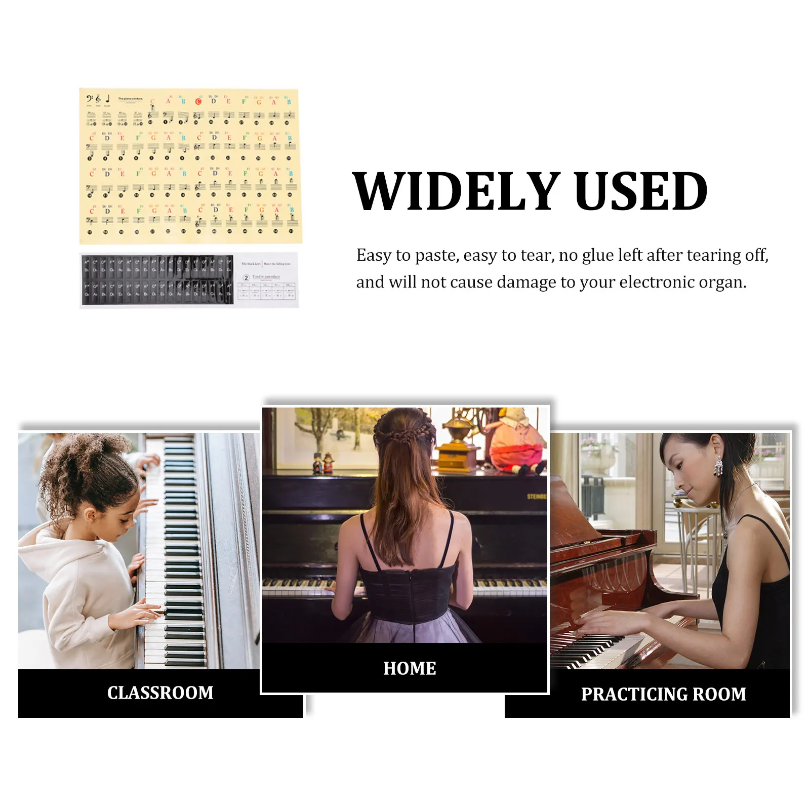 Piano Keyboard Stickers Kids Removable Note Labels Nano Glue Free Musical Transparent
Piano Keyboard Stickers Kids Removable Note Labels Nano Glue Free Musical Transparent
