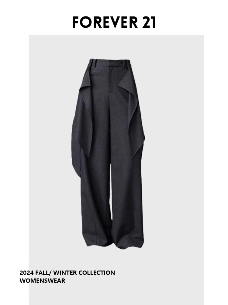 Forever 21 High Waist Loose Casual Pants Women's Fashionable Deconstructed West Pants Spring Season Ladies Premium Clothing
Forever 21 High Waist Loose Casual Pants Women's Fashionable Deconstructed West Pants Spring Season Ladies Premium Clothing