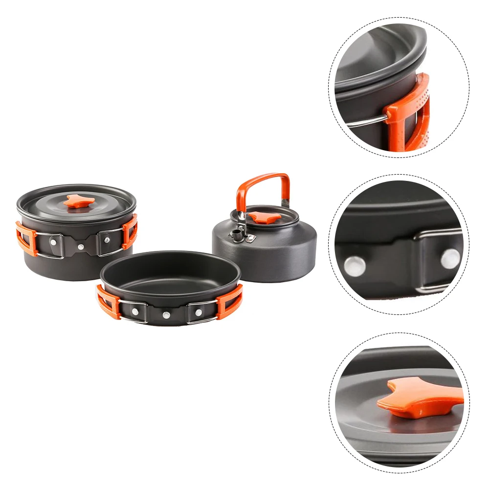Camping Cookware Set Outdoor Cooking Portable 2 3 People Aluminum Lightweight Durable Reliable Performance Backpacking Picnic
Camping Cookware Set Outdoor Cooking Portable 2 3 People Aluminum Lightweight Durable Reliable Performance Backpacking Picnic