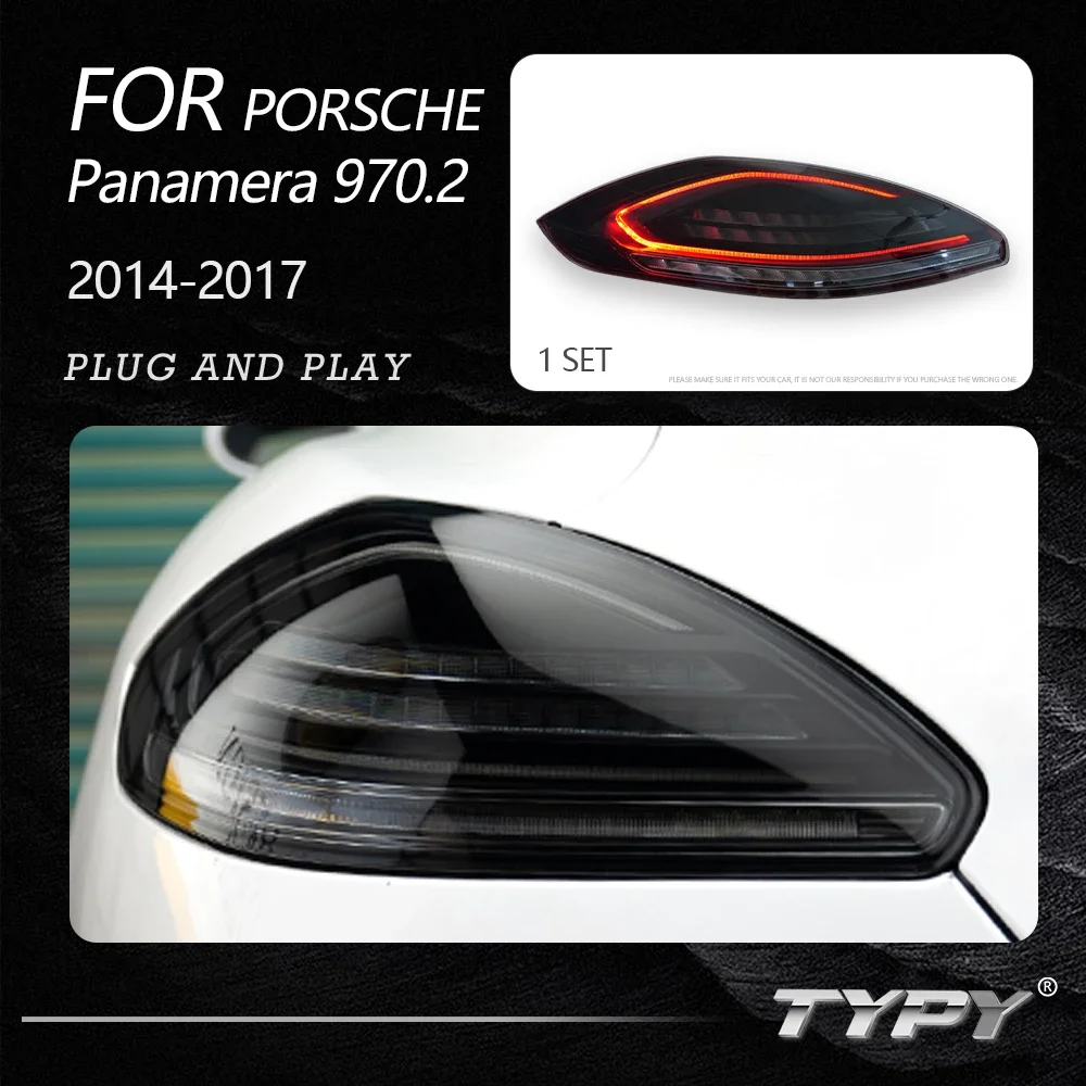 TYPY Dynamic Turn Signal Tail Lamp Automotive Accessories Upgrade Modified New LED For Porsche Panamera 970 Taillight 2014-2016
TYPY Dynamic Turn Signal Tail Lamp Automotive Accessories Upgrade Modified New LED For Porsche Panamera 970 Taillight 2014-2016