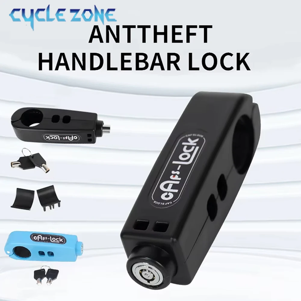 Motorcycle Bicycle Handlebar Lock Front Brake Lever Anti-Theft Throttle Grip Locks Universal Scooter Safety Lock with 2 Keys
Motorcycle Bicycle Handlebar Lock Front Brake Lever Anti-Theft Throttle Grip Locks Universal Scooter Safety Lock with 2 Keys