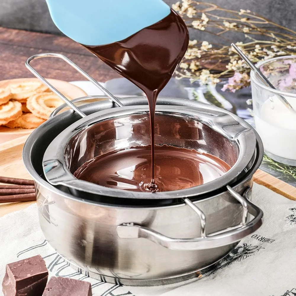Chocolate Butter Melting Pot Pan Stainless Steel Kitchen Milk Bowl Boiler Handmade Soap Tool Easy Cleaning Wax Melting Pot
Chocolate Butter Melting Pot Pan Stainless Steel Kitchen Milk Bowl Boiler Handmade Soap Tool Easy Cleaning Wax Melting Pot