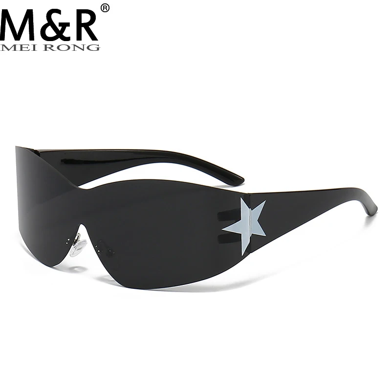 Fashion Personality Women Y2K Sunglasses Punk Men's One-Piece Goggles UV400 Pentagram Sports Glasses Oчки Cолнечные женские
Fashion Personality Women Y2K Sunglasses Punk Men's One-Piece Goggles UV400 Pentagram Sports Glasses Oчки Cолнечные женские