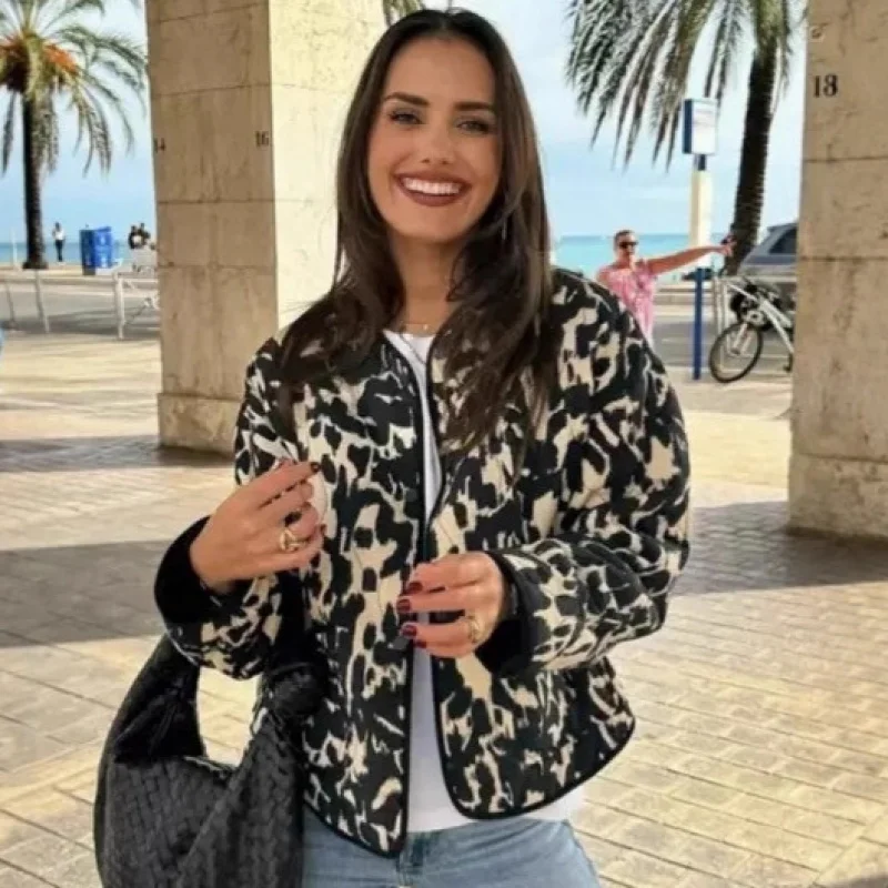 AliExpress Hot-Selling European and American Women's Fashion Autumn Winter New Animal Print Cotton Jacket Coat
AliExpress Hot-Selling European and American Women's Fashion Autumn Winter New Animal Print Cotton Jacket Coat