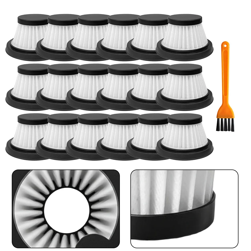 18pcs Washable Replacement Filters And 1 Cleaning Brush For Marlboro Vacuum Cleaners (Washable And Reusable)
18pcs Washable Replacement Filters And 1 Cleaning Brush For Marlboro Vacuum Cleaners (Washable And Reusable)