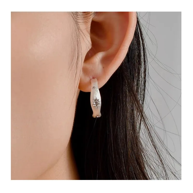 Starry Night Mercerized Earrings Light Luxury High-end Niche Design Brushed Earrings Women's Fashion Temperament Versatile Acces
Starry Night Mercerized Earrings Light Luxury High-end Niche Design Brushed Earrings Women's Fashion Temperament Versatile Acces