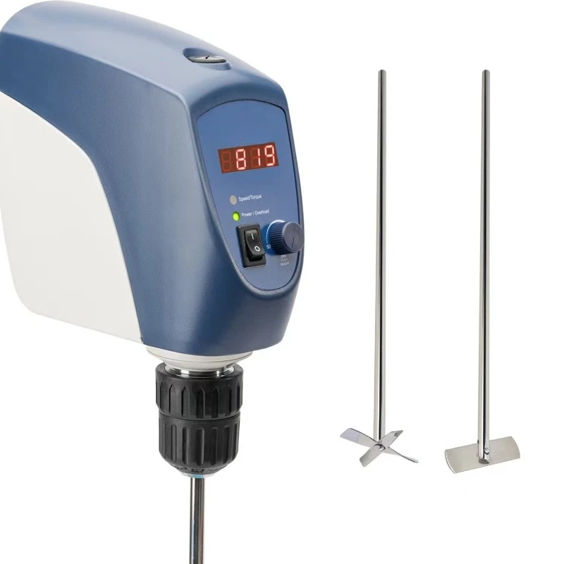Electric Overhead Stirrer, LED Digital Overhead Stirrer Mixer with Stirring Rod,20L ,10000 mPas , 50~2200RPM, Aluminum Al
Electric Overhead Stirrer, LED Digital Overhead Stirrer Mixer with Stirring Rod,20L ,10000 mPas , 50~2200RPM, Aluminum Al