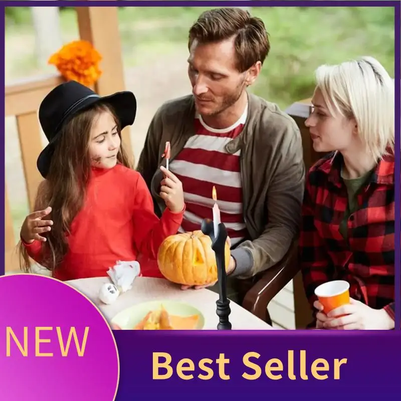 ABLU-Halloween Candle Holder Resin Human Bone Candlestick Tray Taper Candle Holder Gothic Home Table Decor For Halloween
ABLU-Halloween Candle Holder Resin Human Bone Candlestick Tray Taper Candle Holder Gothic Home Table Decor For Halloween