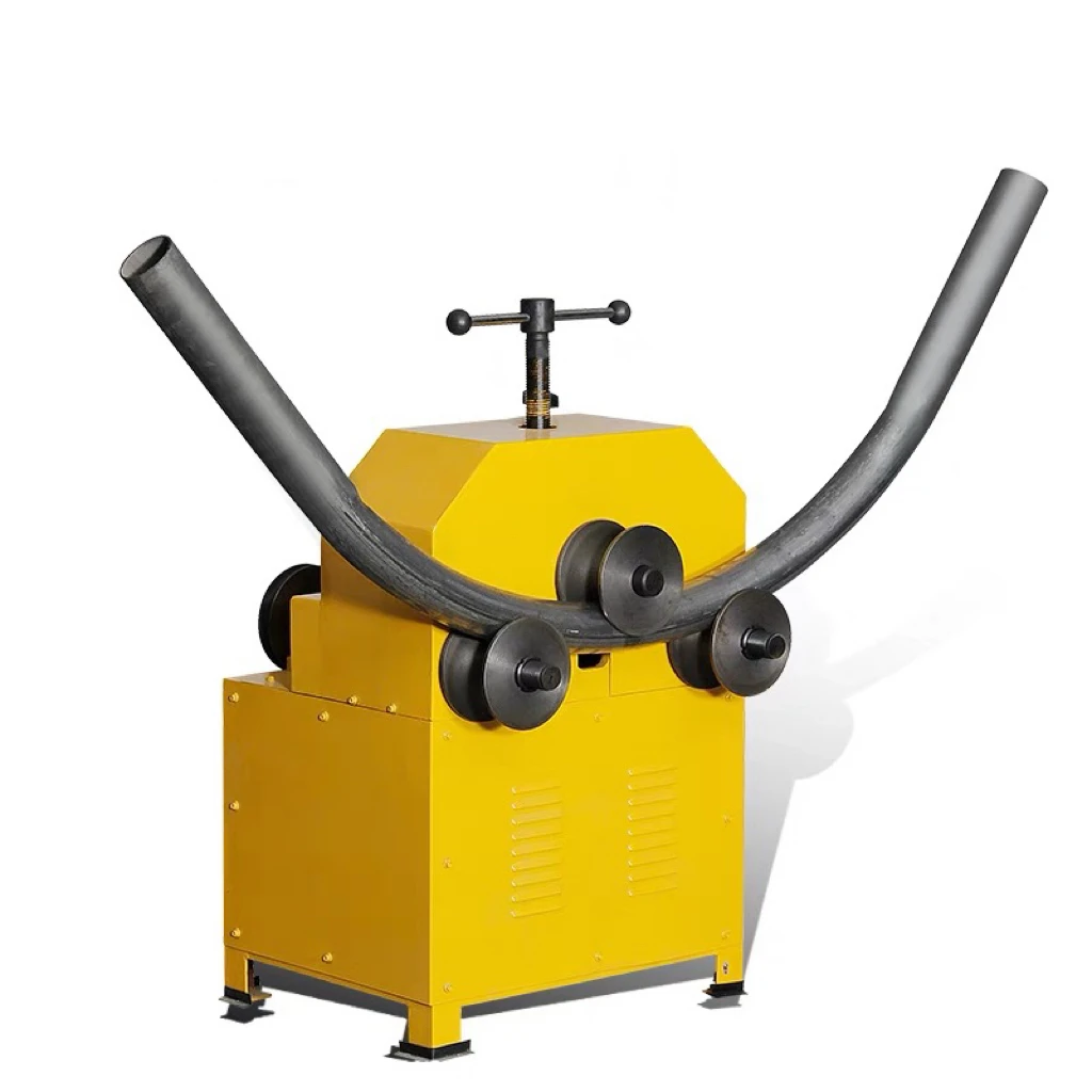 220V Steel Pipe Bending Rolling Machine with Round Dies and square Dies HHW-76 
220V Steel Pipe Bending Rolling Machine with Round Dies and square Dies HHW-76