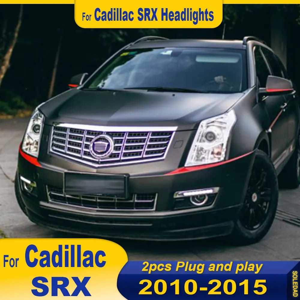 Car Headlights For Cadillac SRX 2010 2011 2012-2014 LED Tube Projector Headlights Modification Upgrade Headlamp car accessories
Car Headlights For Cadillac SRX 2010 2011 2012-2014 LED Tube Projector Headlights Modification Upgrade Headlamp car accessories