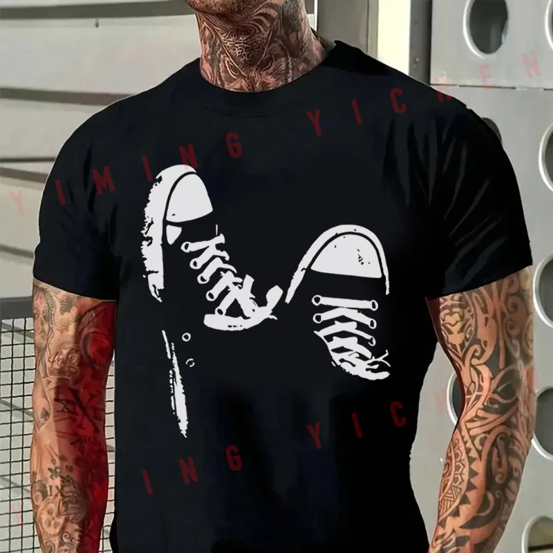 Men T-Shirt Funny Sneaker Print Motorcycle Cotton O-neck Short Sleeve T Shirt Fashion Hip Hop Streetwear Tees
Men T-Shirt Funny Sneaker Print Motorcycle Cotton O-neck Short Sleeve T Shirt Fashion Hip Hop Streetwear Tees