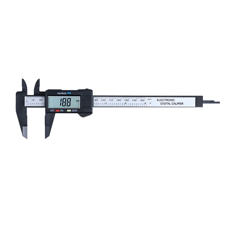 Electronic Conversion Caliper Digital Carbon Fiber Vernier Micrometer LCD Screen Measuring Tool Inch/mm
Electronic Conversion Caliper Digital Carbon Fiber Vernier Micrometer LCD Screen Measuring Tool Inch/mm