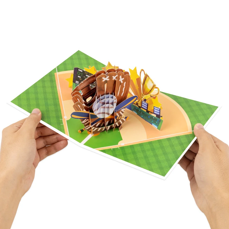 2Pcs 3D Pop-Up Baseball Greeting Card, Birthday Card, Sports Party, Handmade Paper Sculpture, Gift
2Pcs 3D Pop-Up Baseball Greeting Card, Birthday Card, Sports Party, Handmade Paper Sculpture, Gift