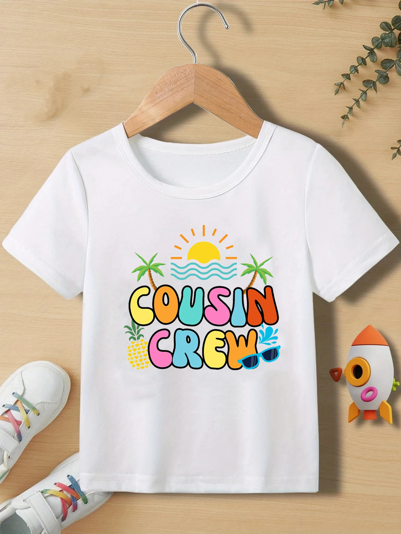 Детская футболка Cousin Crew Summer Vacation, детская футболка Cousin Natural, летняя повседневная футболка в стиле Харадзюку с короткими рукавами, одежда для мальчиков/девочек
Детская футболка Cousin Crew Summer Vacation, детская футболка Cousin Natural, летняя повседневная футболка в стиле Харадзюку с короткими рукавами, одежда для мальчиков/девочек