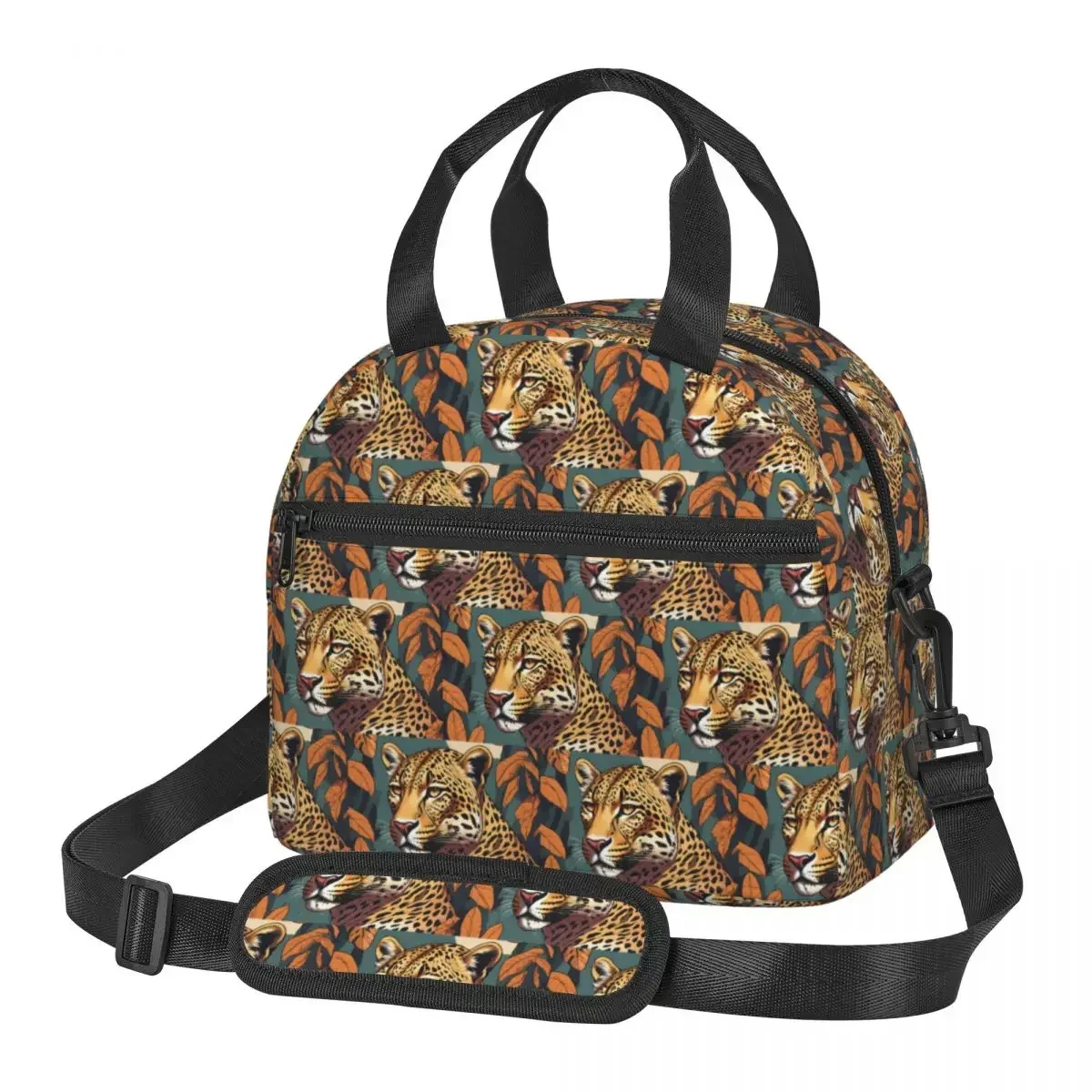 Leopard In Forrest Insulated Lunch Bag for Women Picnic Storage Food Boxes Container Cooler Thermal Lunch Box Tote
Leopard In Forrest Insulated Lunch Bag for Women Picnic Storage Food Boxes Container Cooler Thermal Lunch Box Tote