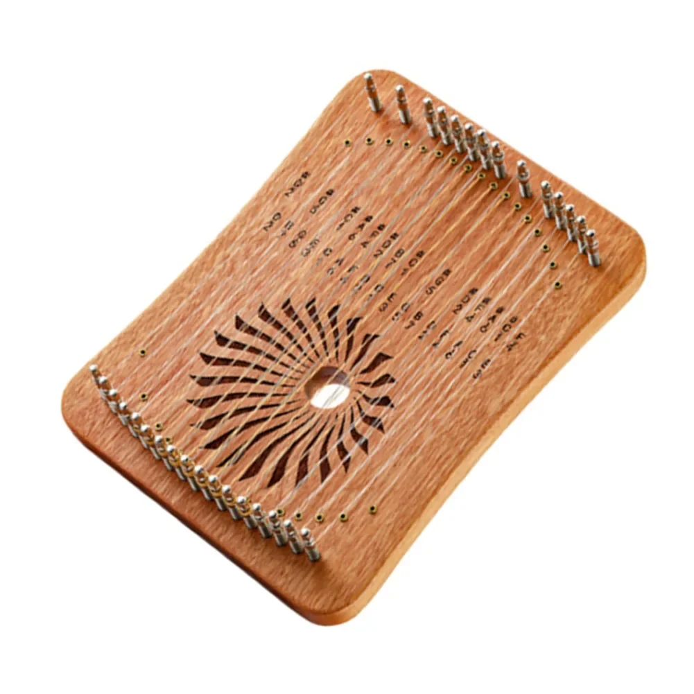 31 Strings Fingerplay Lyre Harp Lyre Harp Portable W/Tunning Wrench Wooden Color 31 Strings 32*23.7*7cm 8 PCS/set
31 Strings Fingerplay Lyre Harp Lyre Harp Portable W/Tunning Wrench Wooden Color 31 Strings 32*23.7*7cm 8 PCS/set