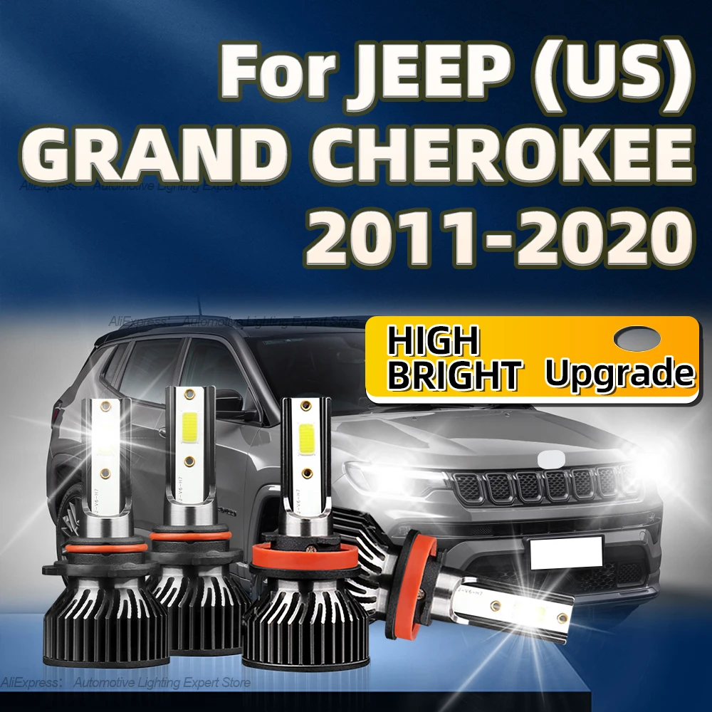 2/4Pcs LED Headlights HB3 H11 Car Light 50000LM Turbo Lamp with Fan For JEEP (US) GRAND CHEROKEE 2011 2012 2013 2014 2015-2020
2/4Pcs LED Headlights HB3 H11 Car Light 50000LM Turbo Lamp with Fan For JEEP (US) GRAND CHEROKEE 2011 2012 2013 2014 2015-2020
