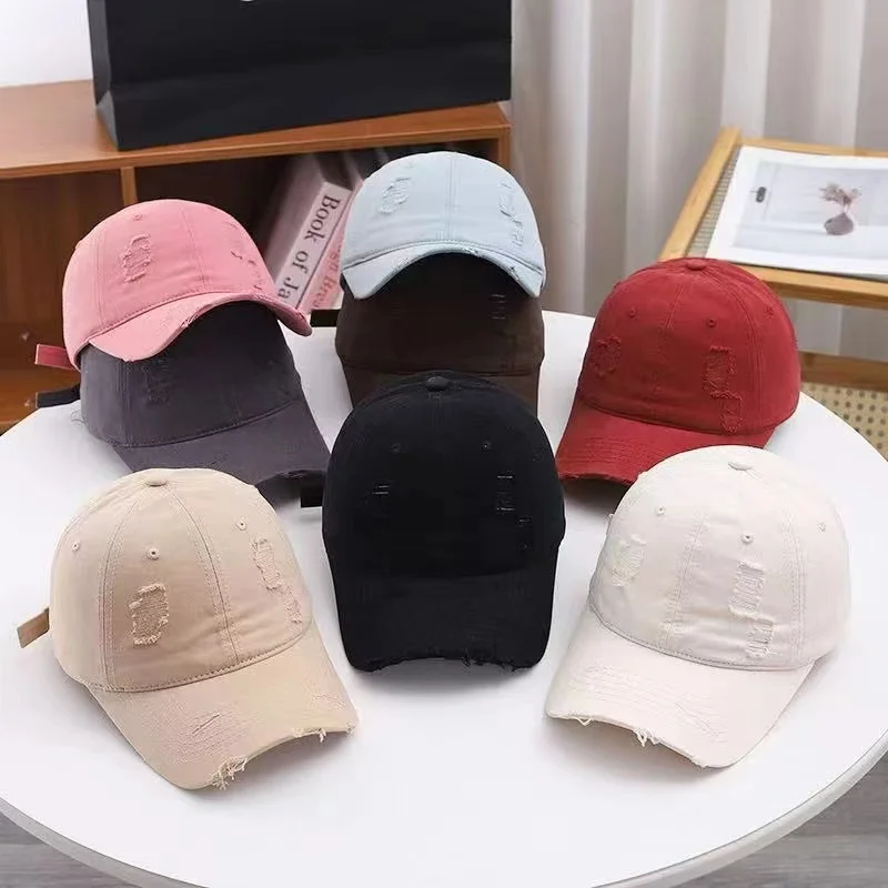 2025 Spring Summer Women Baseball Cap Fashion Hats Men Baseball Cap Outdoor Simple Wash Cotton Hole Vintage Visor Casual Cap
2025 Spring Summer Women Baseball Cap Fashion Hats Men Baseball Cap Outdoor Simple Wash Cotton Hole Vintage Visor Casual Cap