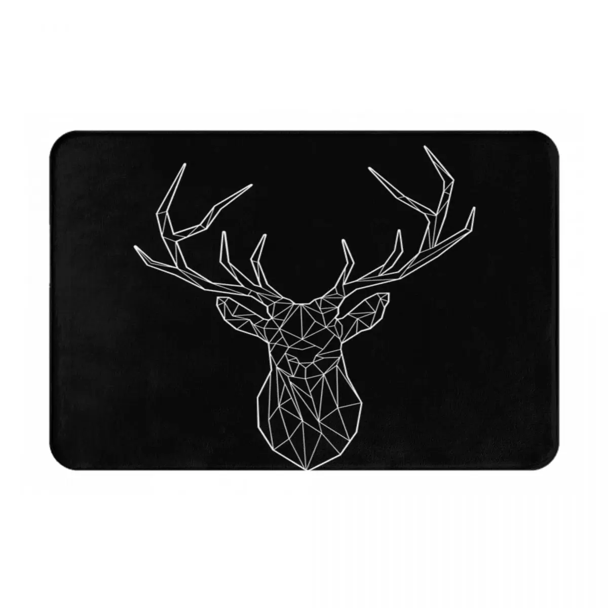 Geometric Stag - Black Bed Mat Door Mat Non-Slip Mat Entrance Doormat Bath Rug Carpet Door Mat
Geometric Stag - Black Bed Mat Door Mat Non-Slip Mat Entrance Doormat Bath Rug Carpet Door Mat