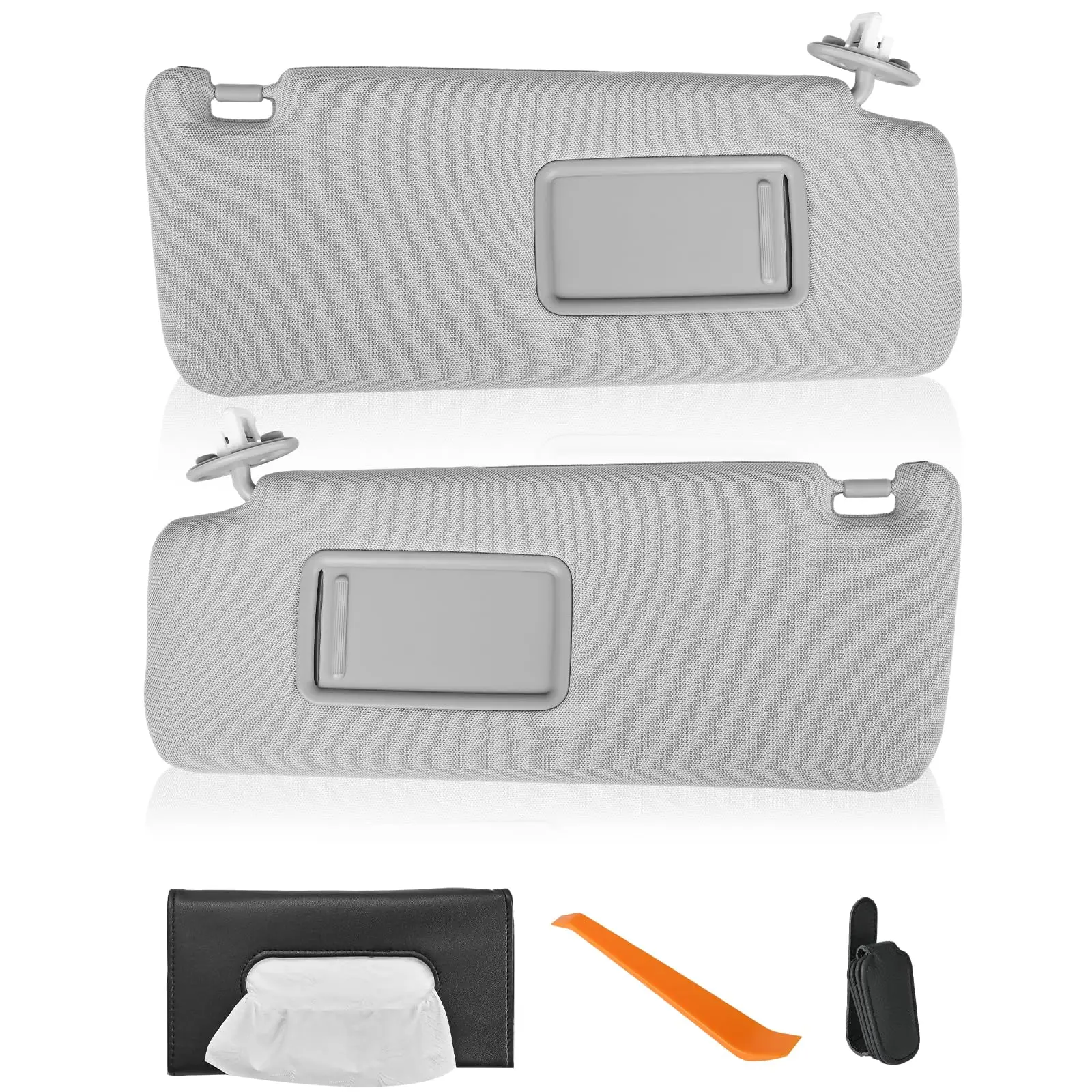 Gray Sun Visor With Vanity Mirror Light For Toyota 4Runner 2010-2023 Driver And Passenger Side Replacement
Gray Sun Visor With Vanity Mirror Light For Toyota 4Runner 2010-2023 Driver And Passenger Side Replacement