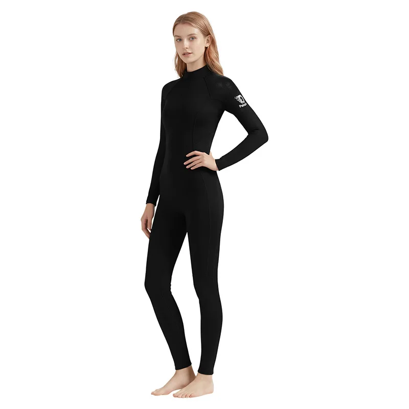 Women 3mm Neoprene Wetsuit One Piece Long Sleeve Cold Protection Wet Suit Thermal Warm for Winter Swimming Snorkeling Surfing
Women 3mm Neoprene Wetsuit One Piece Long Sleeve Cold Protection Wet Suit Thermal Warm for Winter Swimming Snorkeling Surfing