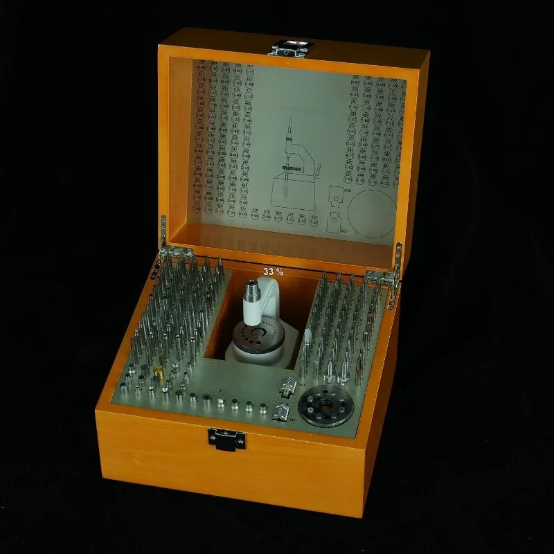 Watch repair tools 130 precision punch table set, punch machine balance wheel pendulum shaft disassembly
Watch repair tools 130 precision punch table set, punch machine balance wheel pendulum shaft disassembly