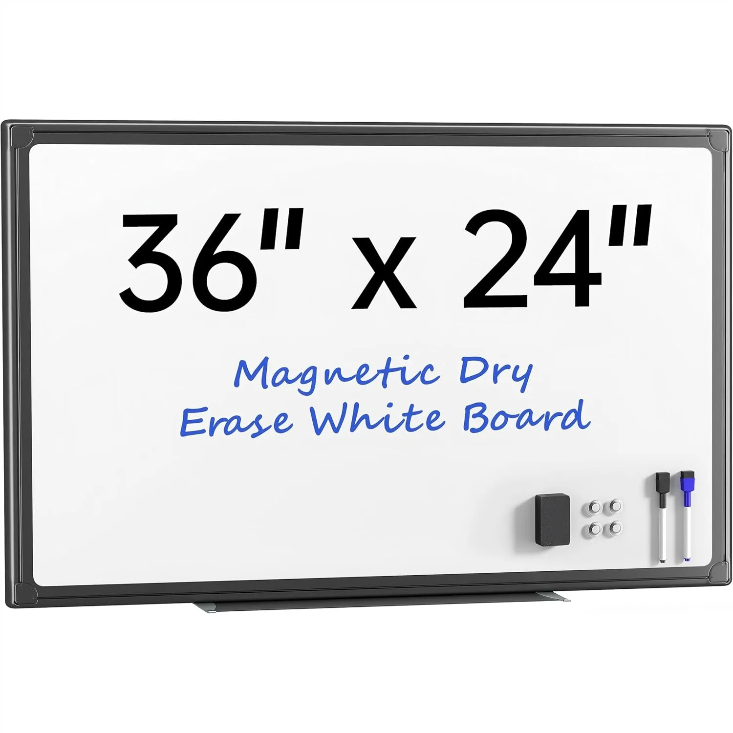 36" x 24" Magnetic Whiteboard for Wall, Dry Erase Board with Black Frame, Hanging White Board for Office Home Classroom
36" x 24" Magnetic Whiteboard for Wall, Dry Erase Board with Black Frame, Hanging White Board for Office Home Classroom