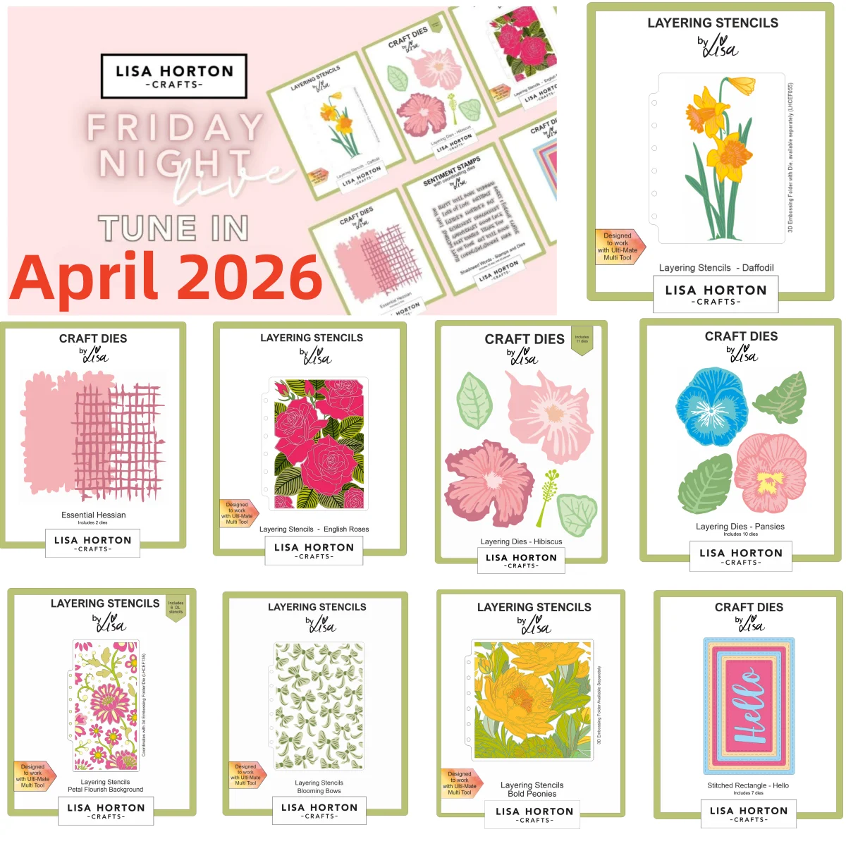 2026 New Hibiscus Pansies Daffodil Metal Cutting Dies Clear Stamps Stencil for DIY Making Gift Card Scrapbook Craft Decoration
2026 New Hibiscus Pansies Daffodil Metal Cutting Dies Clear Stamps Stencil for DIY Making Gift Card Scrapbook Craft Decoration
