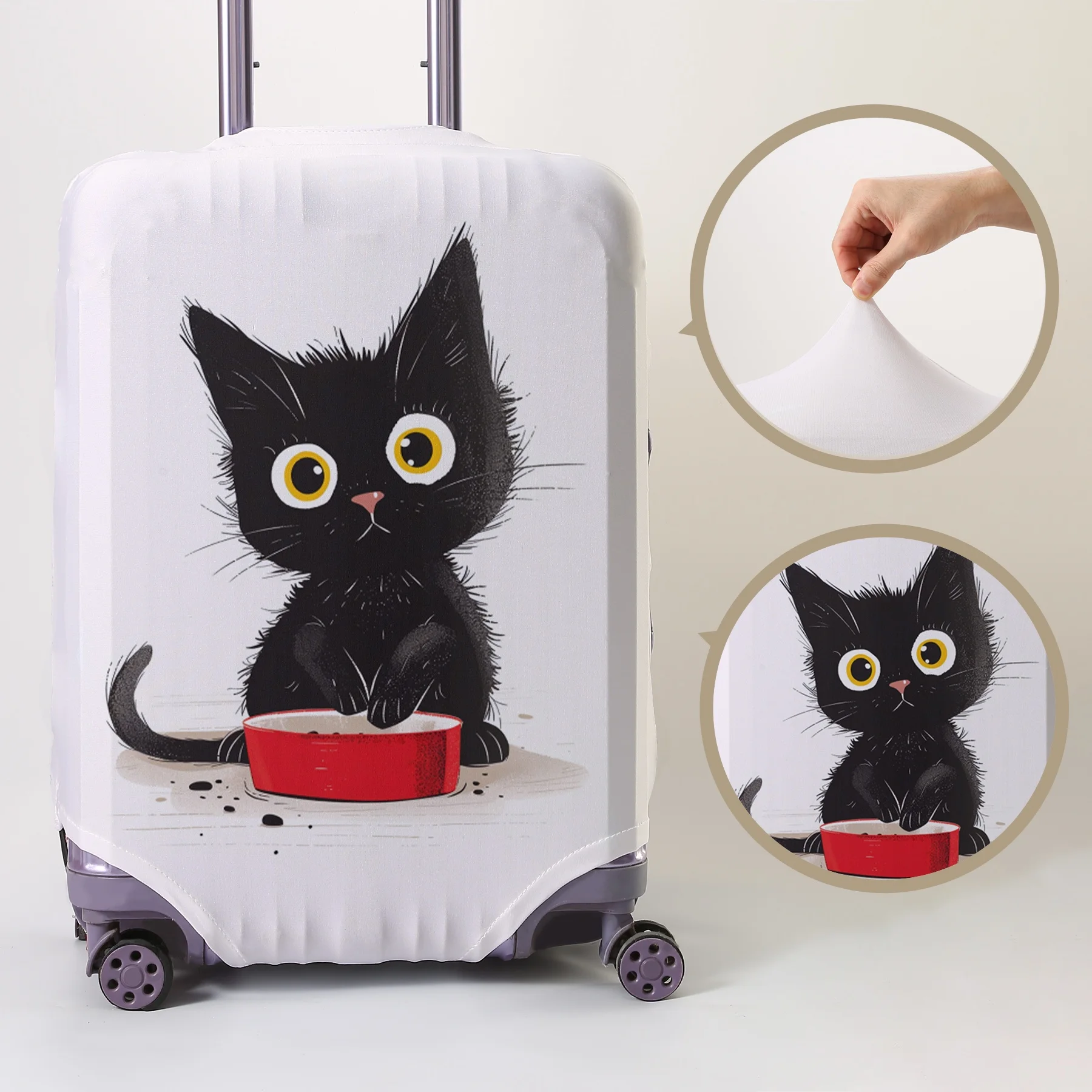 Cat pattern luggage protection cover, suitable for 18-32 inch luggage covers, luggage handle gloves, travel accessories
Cat pattern luggage protection cover, suitable for 18-32 inch luggage covers, luggage handle gloves, travel accessories