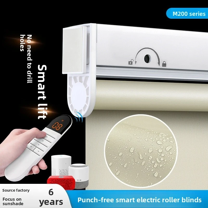 No-drill roller blinds, blackout curtains living room, study, balcony, office, lifting
No-drill roller blinds, blackout curtains living room, study, balcony, office, lifting
