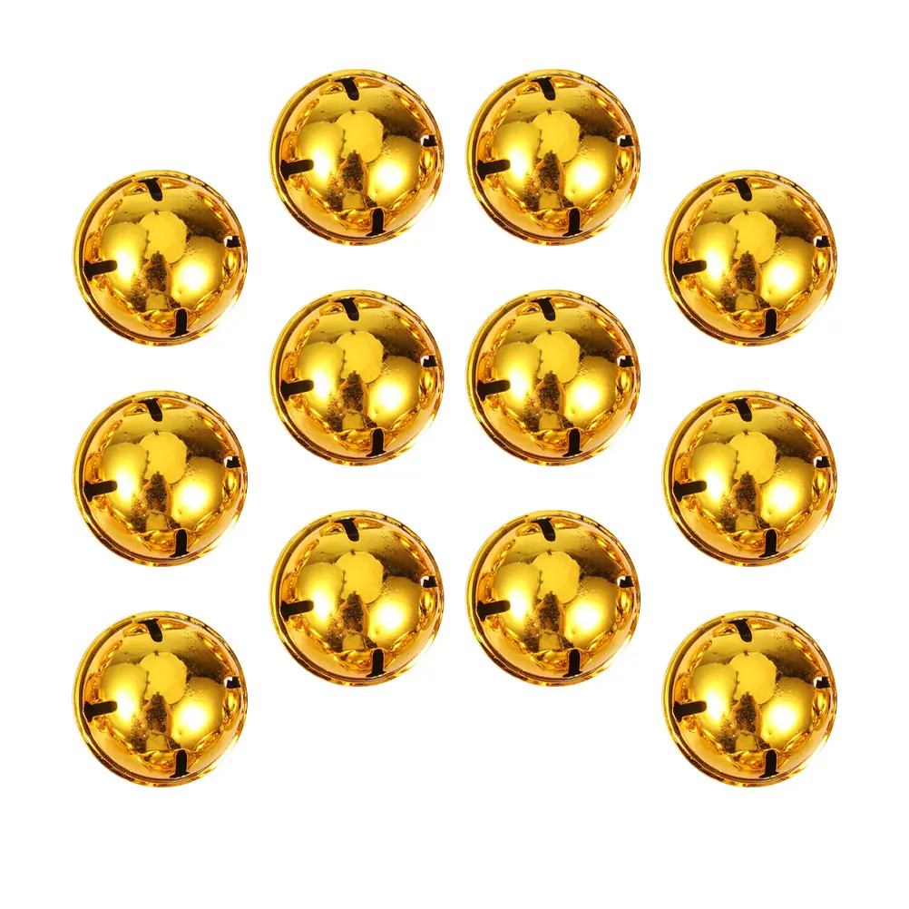 12 pcs Christmas Golden Bell Pendant Mini Accessories Bright Pet Collar Hanging Durable Reusable Small Cute DIY Festive Decor
12 pcs Christmas Golden Bell Pendant Mini Accessories Bright Pet Collar Hanging Durable Reusable Small Cute DIY Festive Decor