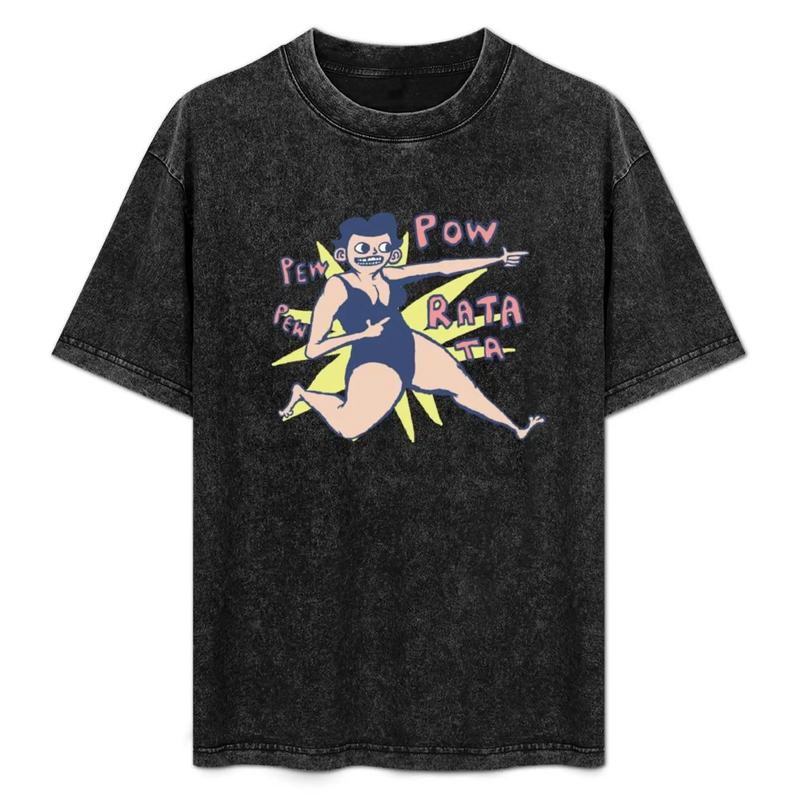 POW POW T-Shirt Large Size Short Sleeve T-Shirt
POW POW T-Shirt Large Size Short Sleeve T-Shirt