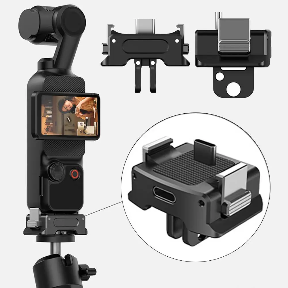 Быстросъемная зарядная док-станция для DJI Pocket 3 3 в 1 дизайн пряжки с силиконовой накладкой против царапин алюминиевый сплав Mate Y3R7
Быстросъемная зарядная док-станция для DJI Pocket 3 3 в 1 дизайн пряжки с силиконовой накладкой против царапин алюминиевый сплав Mate Y3R7