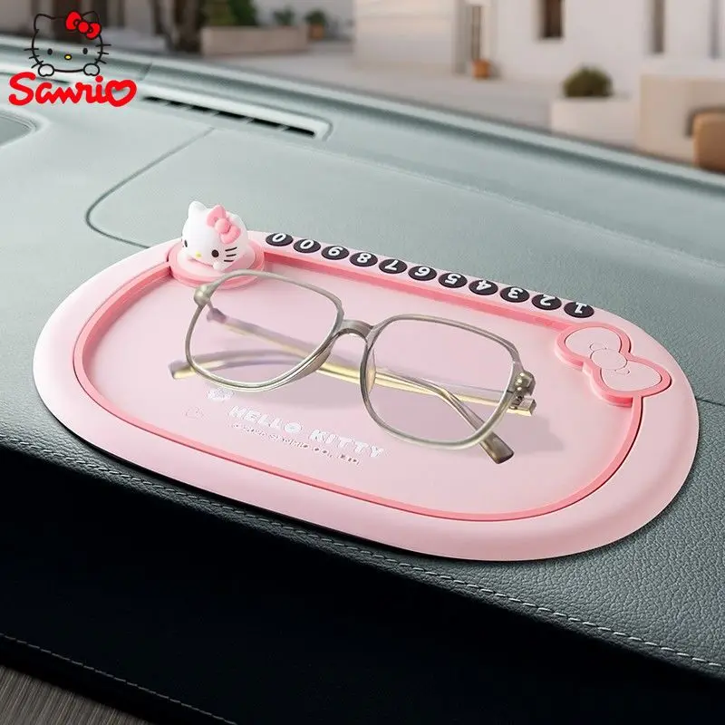 HelloKitty car dashboard anti-slip pad cute cartoon Kulomi silicone storage pad Sanrio car accessories
HelloKitty car dashboard anti-slip pad cute cartoon Kulomi silicone storage pad Sanrio car accessories