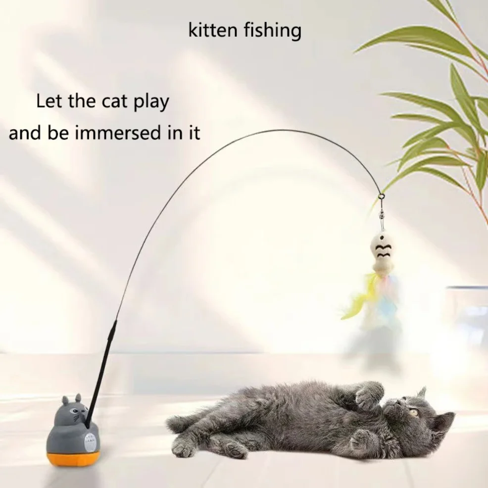 Chinchilla cat funny cat stick steel wire long pole feather cute cat toy kitten fishing rotating self-pleasure relief pet toy
Chinchilla cat funny cat stick steel wire long pole feather cute cat toy kitten fishing rotating self-pleasure relief pet toy