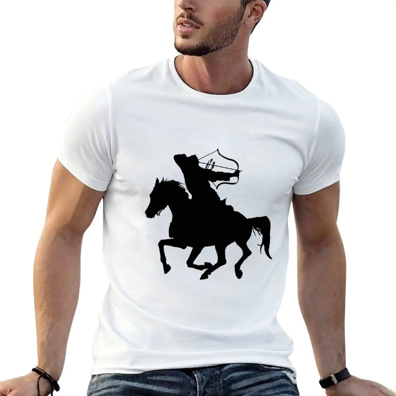 Horse archer silhouette - black T-Shirt man graphic t shirt t shirts for man graphic vintage man t shirt graphic T-shirt
Horse archer silhouette - black T-Shirt man graphic t shirt t shirts for man graphic vintage man t shirt graphic T-shirt