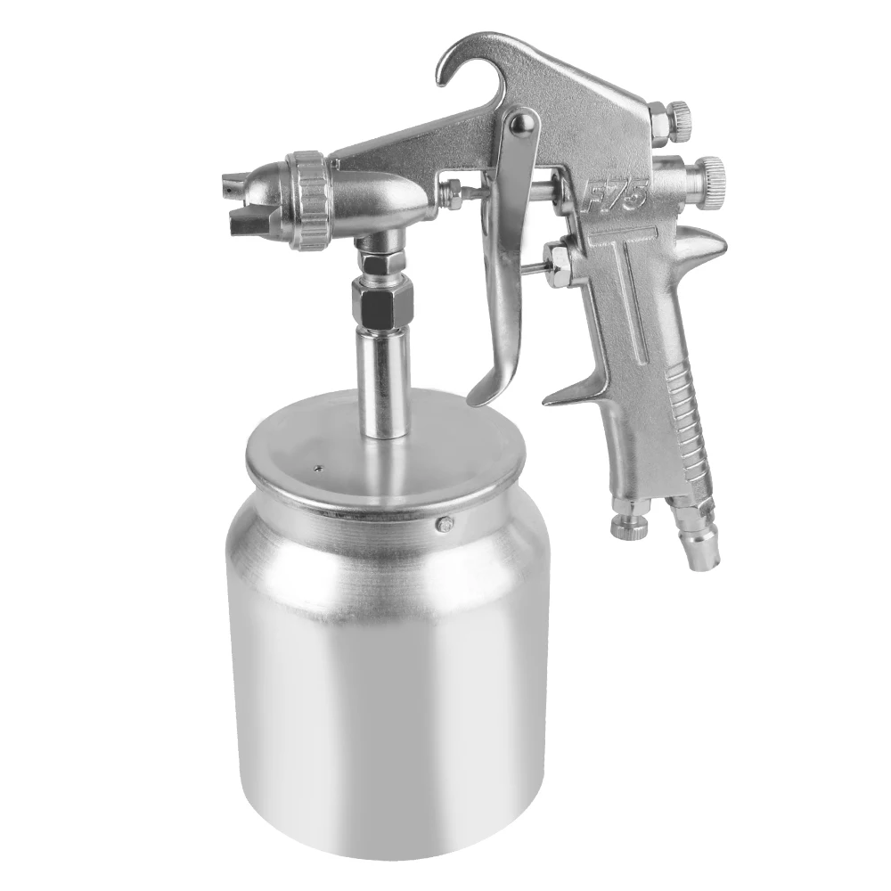 Silver Color Spray Gun F-75 Spray Gun Handle Adjustable for Automotive Furniture Parts Painting 1.5mm Nozzle with Cup
Silver Color Spray Gun F-75 Spray Gun Handle Adjustable for Automotive Furniture Parts Painting 1.5mm Nozzle with Cup