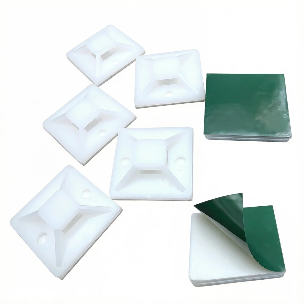 100Pcs Self-Adhesive Cable Tie Mounts 20/25/30mm Green Glue Suction Cup Wire Fixing Base Electrical Box Wire Management Clips
100Pcs Self-Adhesive Cable Tie Mounts 20/25/30mm Green Glue Suction Cup Wire Fixing Base Electrical Box Wire Management Clips