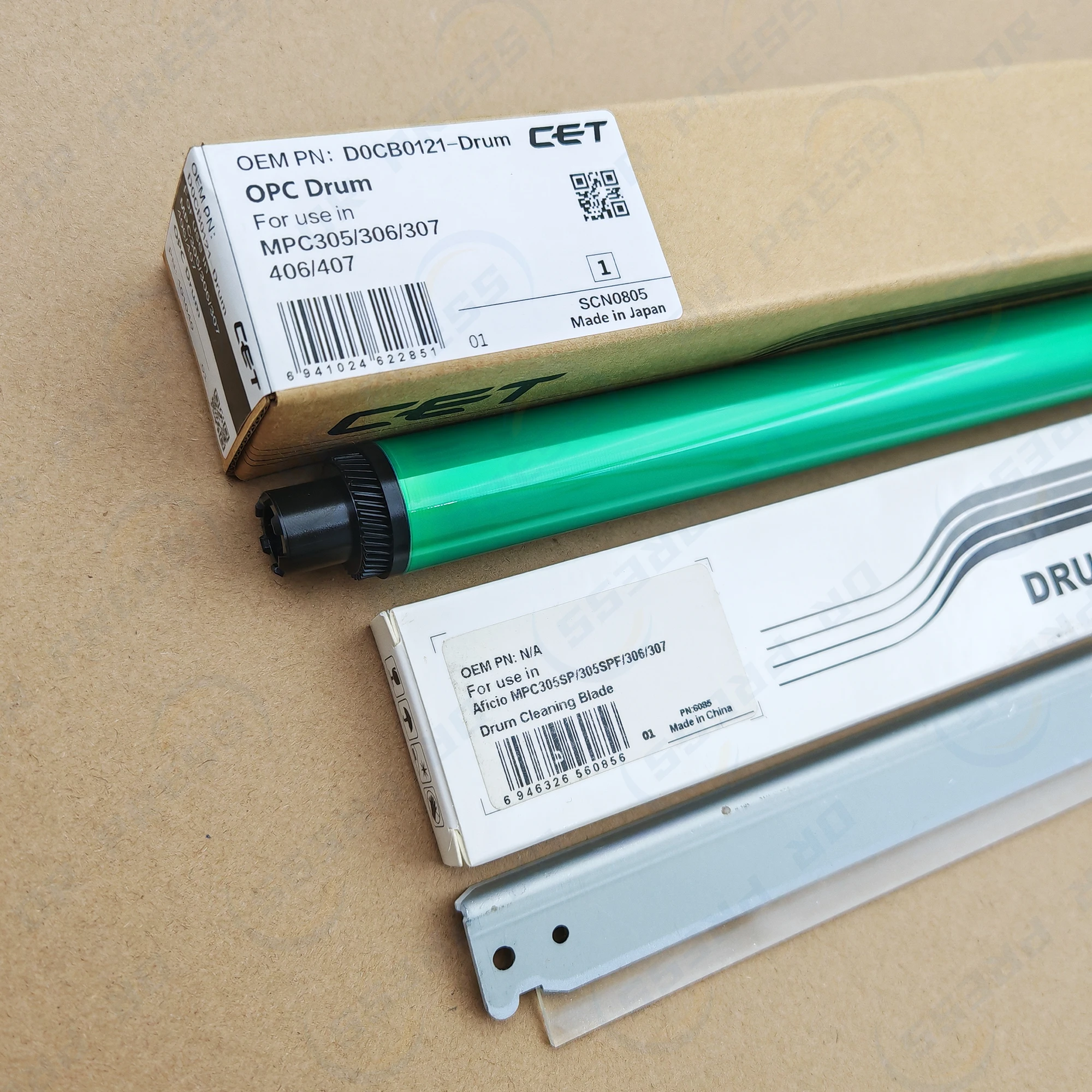 Длительный срок службы для CET OPC Барабан для Ricoh MPC305 MPC306 MPC307 MPC406 MPC407 IM C300 C400 Лезвие для чистки барабана
Длительный срок службы для CET OPC Барабан для Ricoh MPC305 MPC306 MPC307 MPC406 MPC407 IM C300 C400 Лезвие для чистки барабана